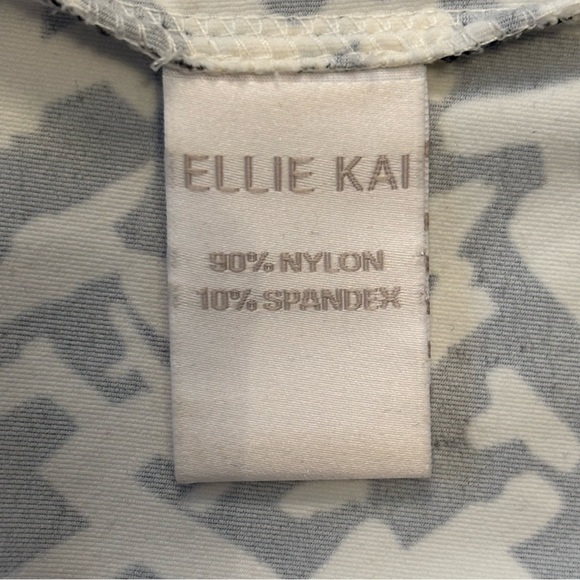 Ellie Kai Black and White Patterned Shift Dress Size 6 - Picture 5 of 6